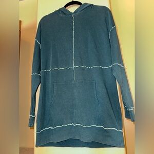 Green Light Weight Hoodie with Pocket